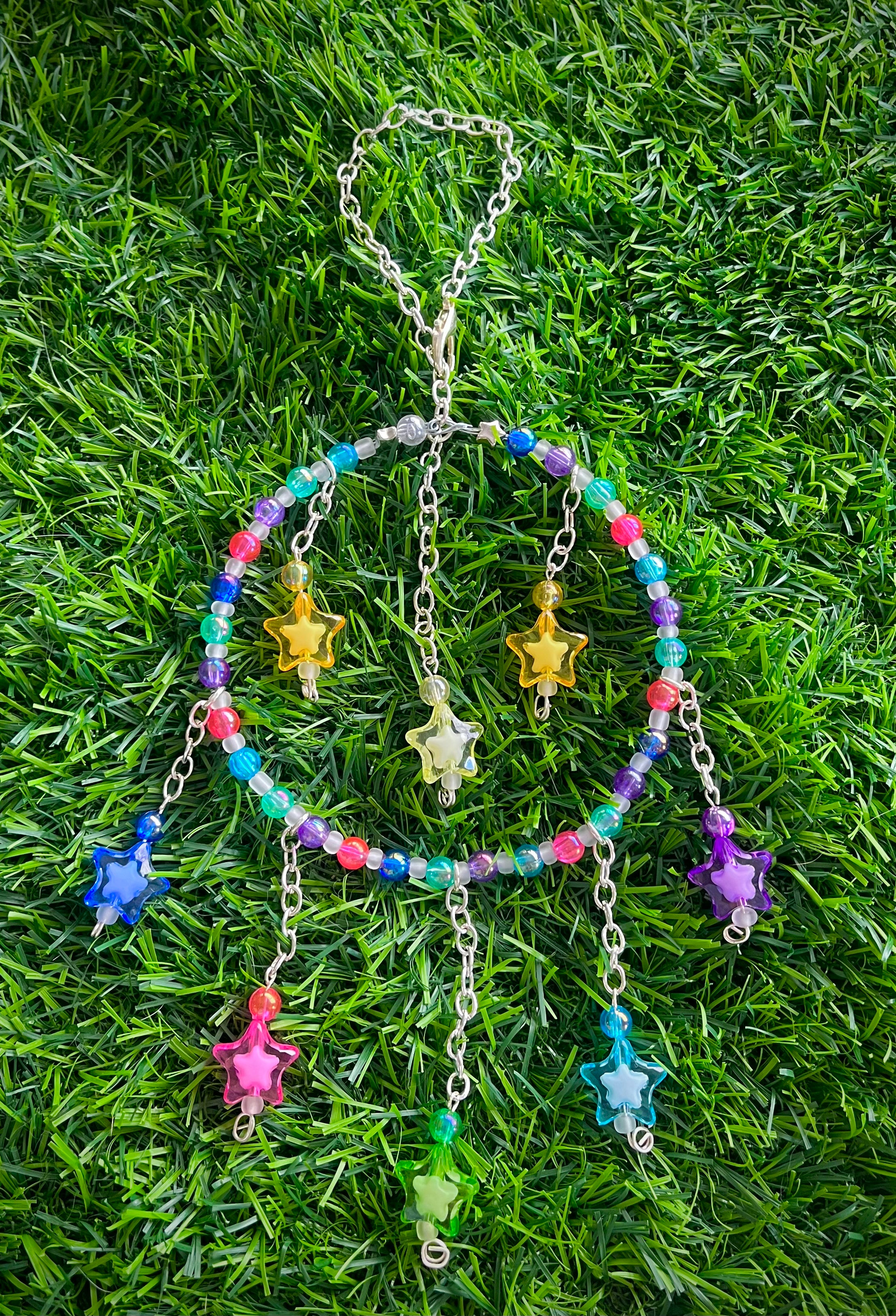 Rainbow Stars Car Charm