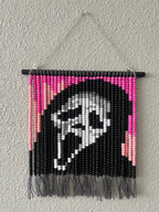 Halloween Ghost Mask Tapestry
