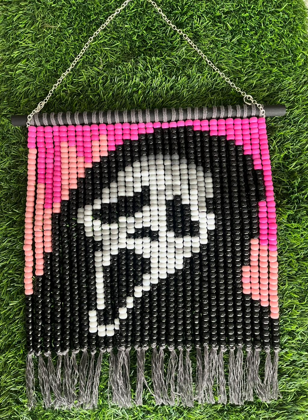 Halloween Ghost Mask Tapestry