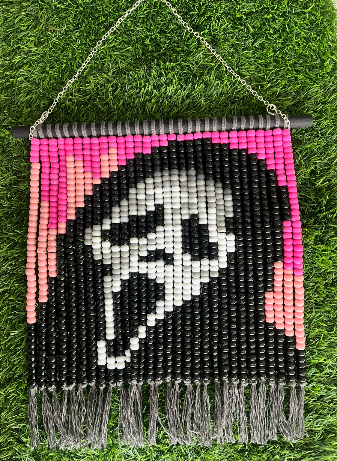 Halloween Ghost Mask Tapestry